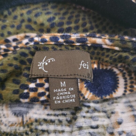 fei Anthropologie Top Tank Sleeveless African Tribal Abstract Macrame Size M S - Picture 7 of 8